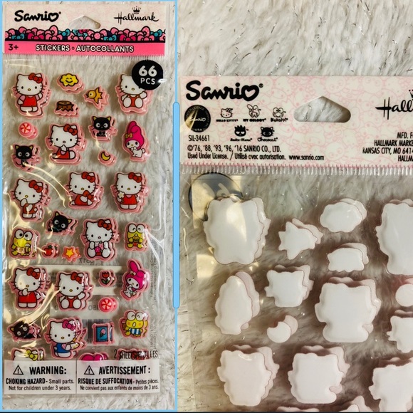 Hello Kitty Stickers & Memo Book with bonus items 🌲 - Picture 3 of 13